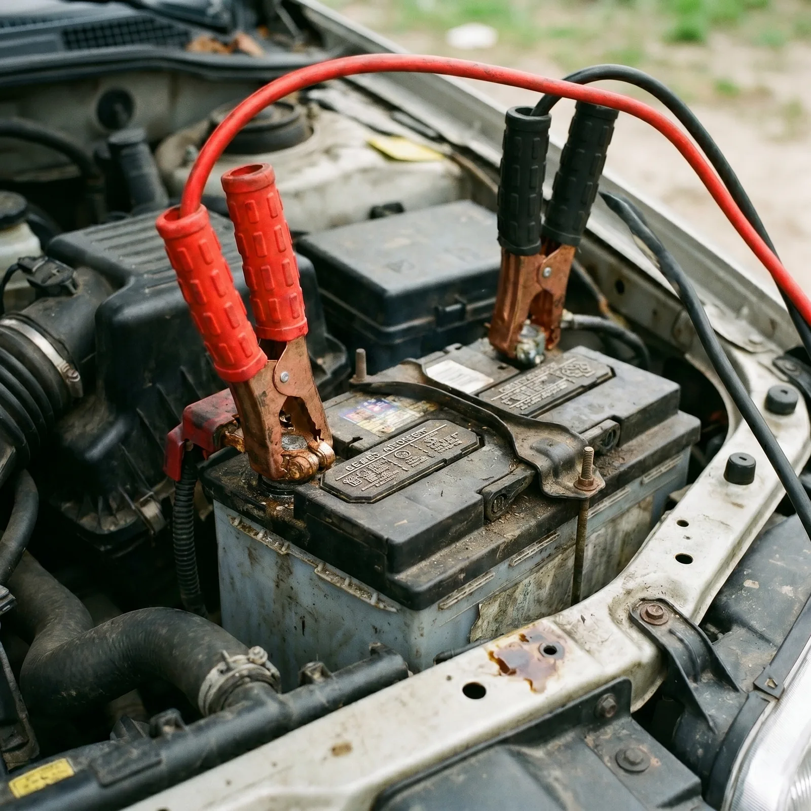 Car battery testing and replacement