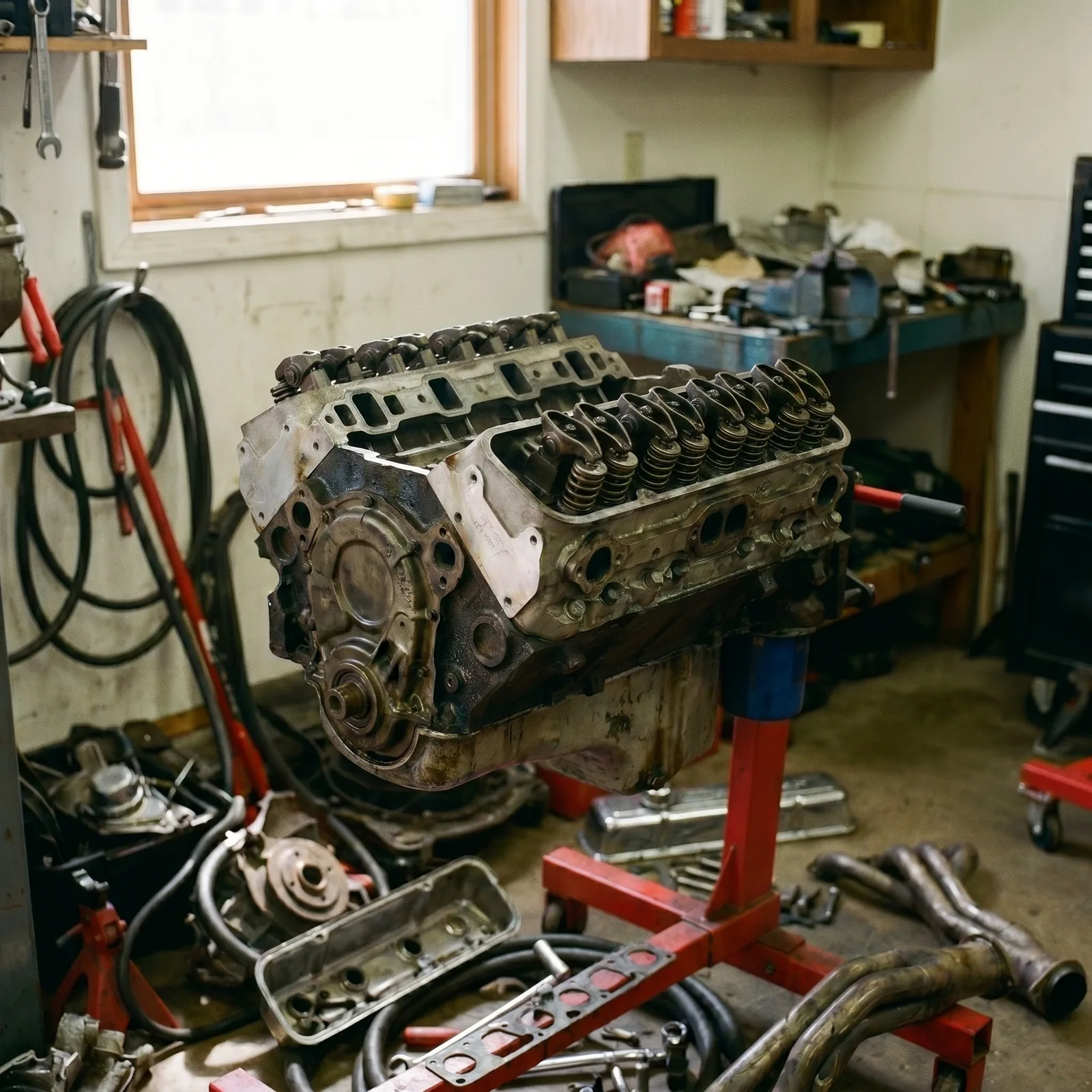 Engine repair and diagnostic work
