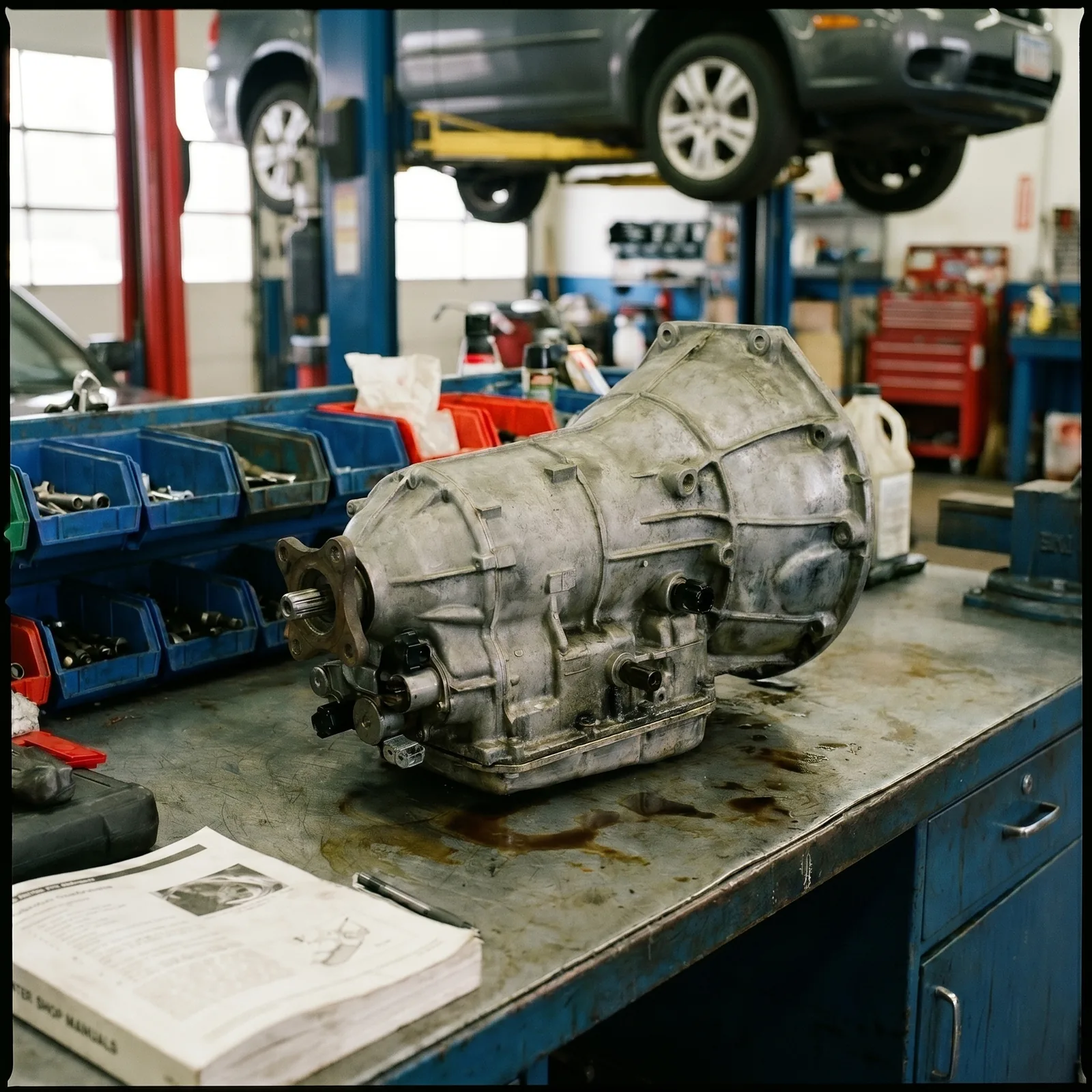 Transmission service — fluid flush, repair, rebuild